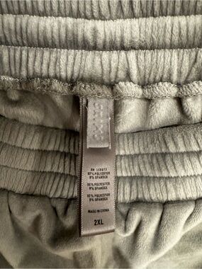 SKIMS PLUS SIZE velour jogger sweatpants
